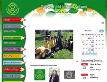Tablet Screenshot of crownfieldinfantschool.org